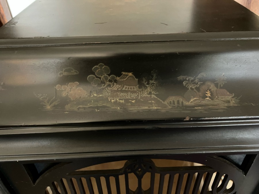 Brunswick Art Model 127 Japanese Lacquer Upright Phonograph - Image 6